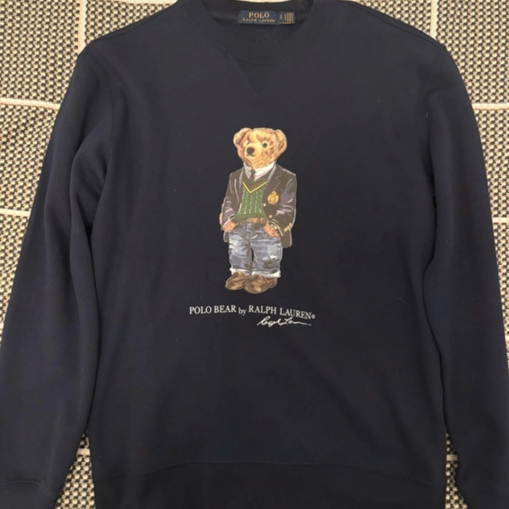 Polo Ralph Lauren Polo Bear Crewneck Sweatshirt | Navy | Classic Icon